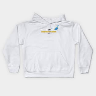 Boeing B737-900ER - Ukraine International Airlines Kids Hoodie